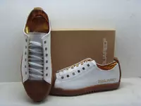 chaussures dsquared hommes new style 2013 cuir petits carres blanc